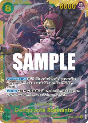 Donquixote Rosinante OP04-119 card