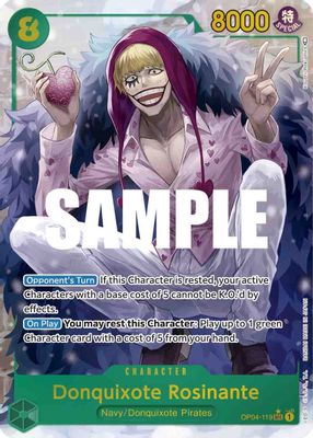 Donquixote Rosinante OP04-119 card