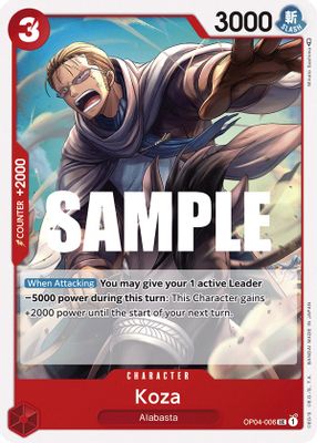 Koza OP04-006 card