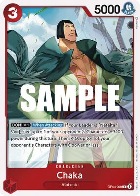 Chaka OP04-008 card