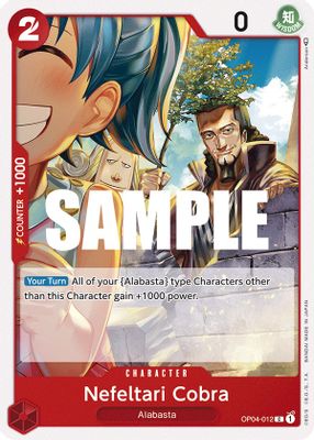 Nefeltari Cobra OP04-012 card