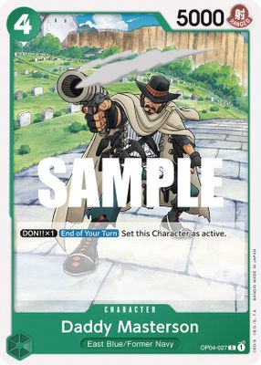 Daddy Masterson OP04-027 card