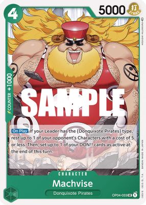 Machvise OP04-033 card