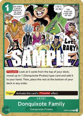 Donquixote Family OP04-036 card