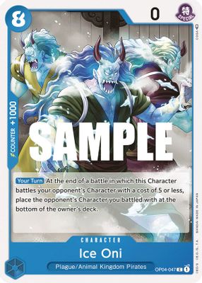 Ice Oni OP04-047 card