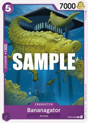 Bananagator OP04-062 card