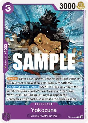 Yokozuna OP04-068 card