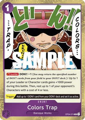 Colors Trap OP04-074 card