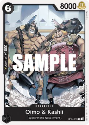 Oimo & Kashii OP04-078 card