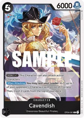 Cavendish OP04-081 card