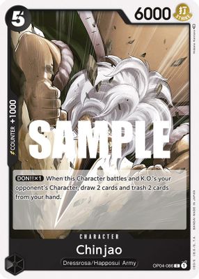 Chinjao OP04-086 card