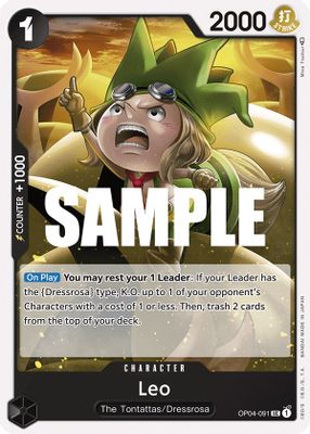 Leo OP04-091 card