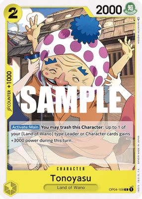 Tonoyasu OP04-109 card