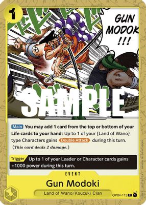 Gun Modoki OP04-115 card
