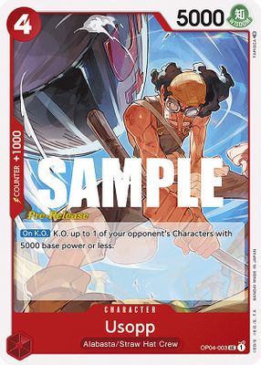 Usopp OP04-003 card