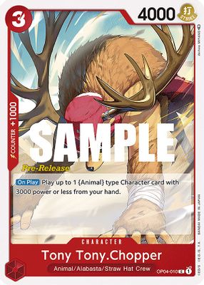 Tony Tony.Chopper OP04-010 card