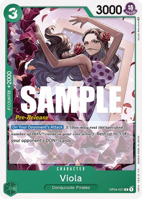 Viola OP04-021 card