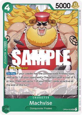 Machvise OP04-033 card