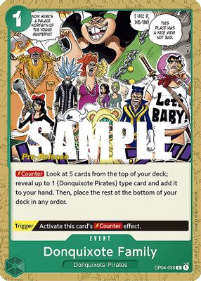 Donquixote Family OP04-036 card