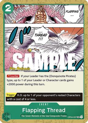 Flapping Thread OP04-037 card