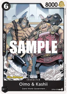 Oimo & Kashii OP04-078 card