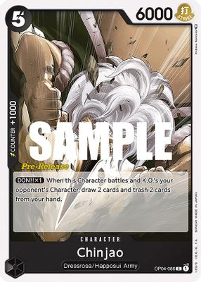 Chinjao OP04-086 card