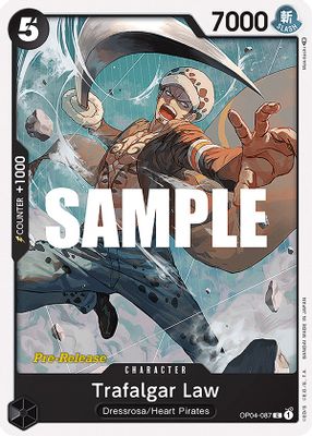 Trafalgar Law OP04-087 card