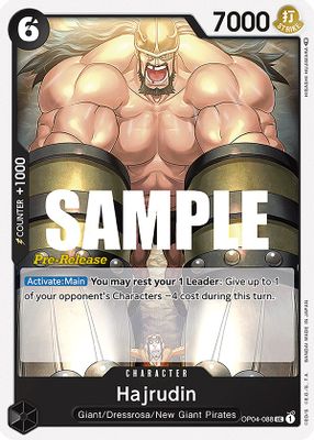 Hajrudin OP04-088 card