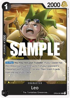 Leo OP04-091 card