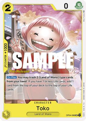 Toko OP04-098 card