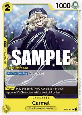Carmel OP04-101 card