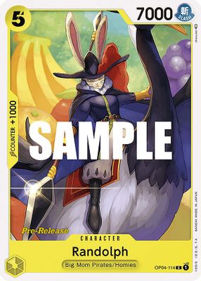 Randolph OP04-114 card