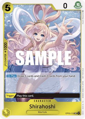 Shirahoshi OP03-116 card