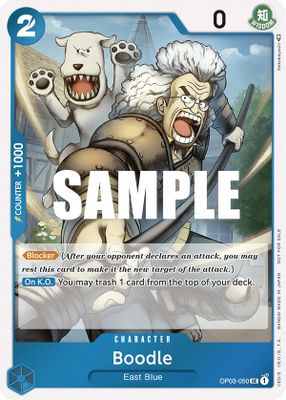 Boodle OP03-050 card