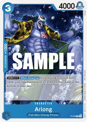 Arlong P-048 card