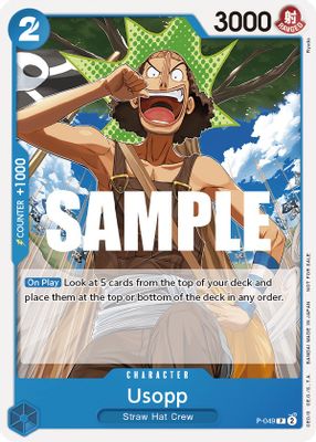 Usopp P-049 card