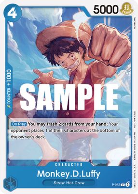 Monkey.D.Luffy P-055 card