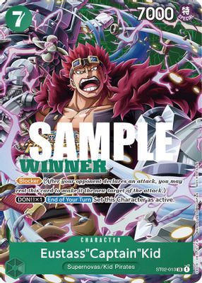 Eustass"Captain"Kid ST02-013 card