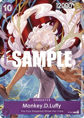 Monkey.D.Luffy P-041 card