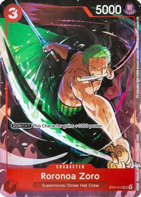 Roronoa Zoro ST01-013 card