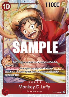 Monkey.D.Luffy ST10-006 card