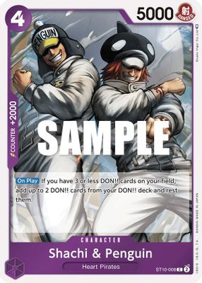 Shachi & Penguin ST10-008 card