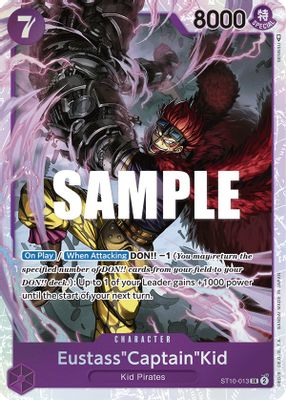 Eustass"Captain"Kid ST10-013 card