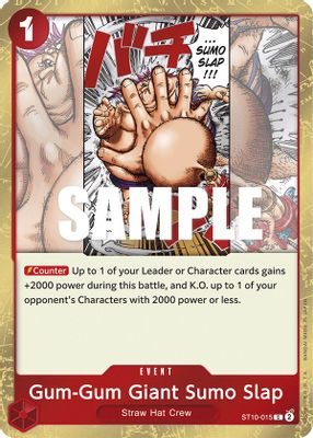 Gum-Gum Giant Sumo Slap ST10-015 card