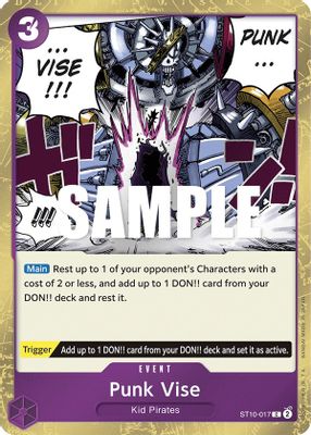 Punk Vise ST10-017 card