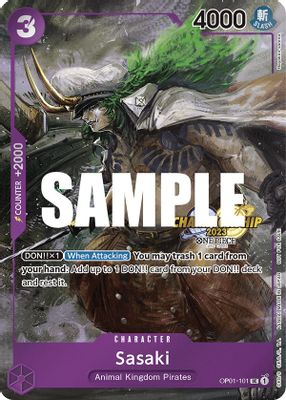 Sasaki OP01-101 card