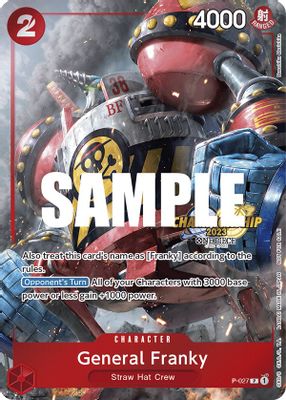 General Franky P-027 card