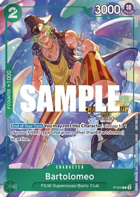 Bartolomeo P-029 card