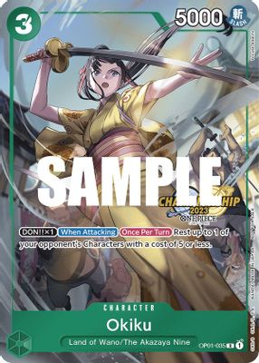 Okiku OP01-035 card