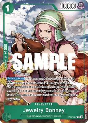 Jewelry Bonney ST02-007 card